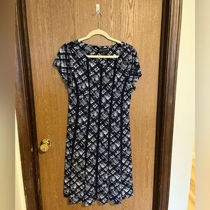 Navy blue mini dress. Size 10.